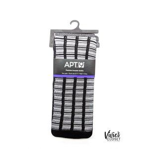 NWT APT. 9 Trouser Socks Black Size 9-11 (2 PAIRS)